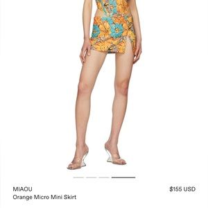 Miaou Micro Skirt Size S